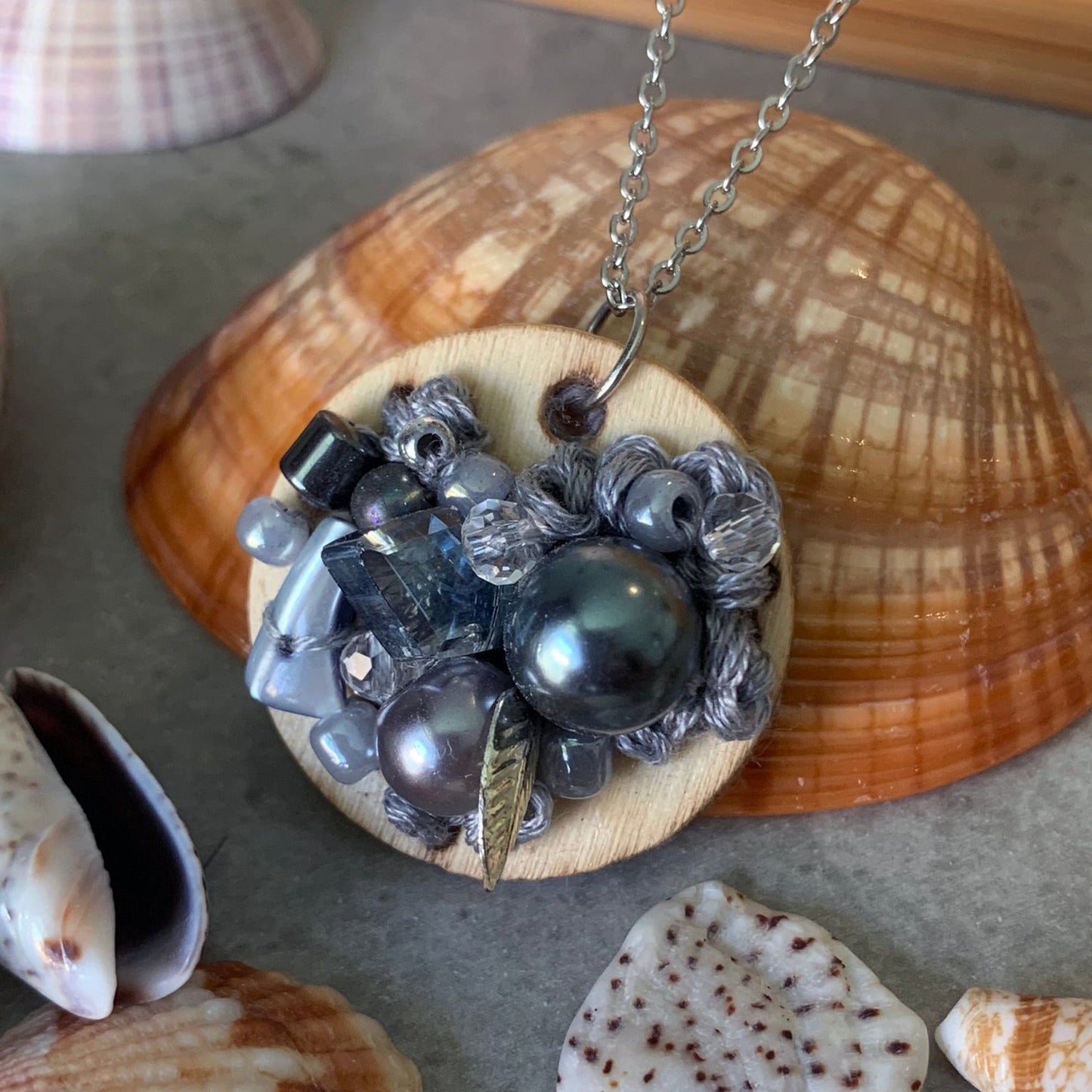 Black Pearl - pendant and necklace